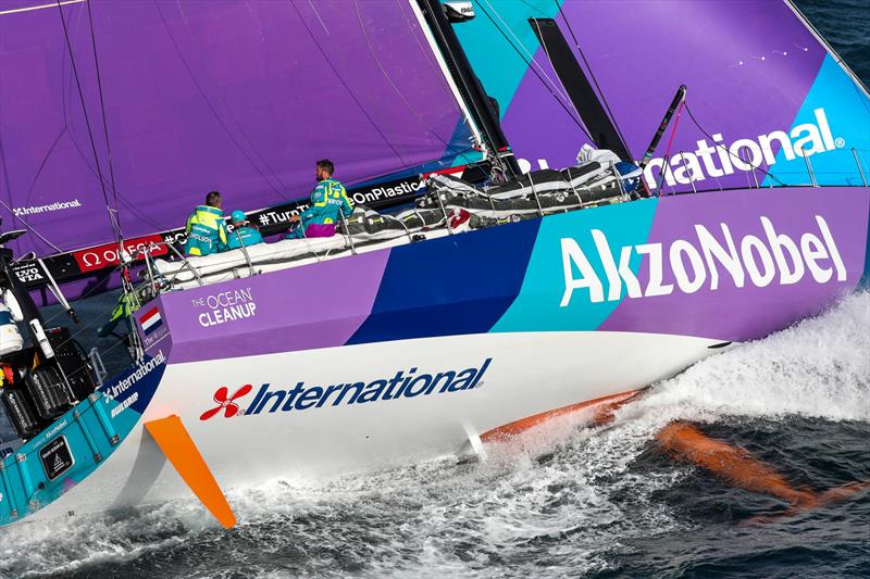 AkzoNobel, Leg 4, Melbourne to Hong Kong, start photo copyright Ainhoa Sanchez / Volvo Ocean Race taken at Royal Melbourne Yacht Squadron and featuring the Volvo One-Design class