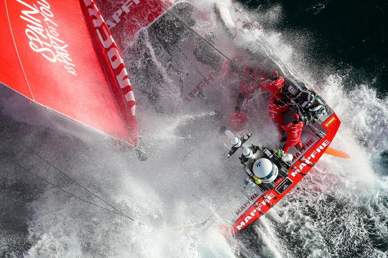 MAPFRE, Leg 4, Melbourne to Hong Kong, start photo copyright Ainhoa Sanchez / Volvo Ocean Race taken at Royal Melbourne Yacht Squadron and featuring the Volvo One-Design class