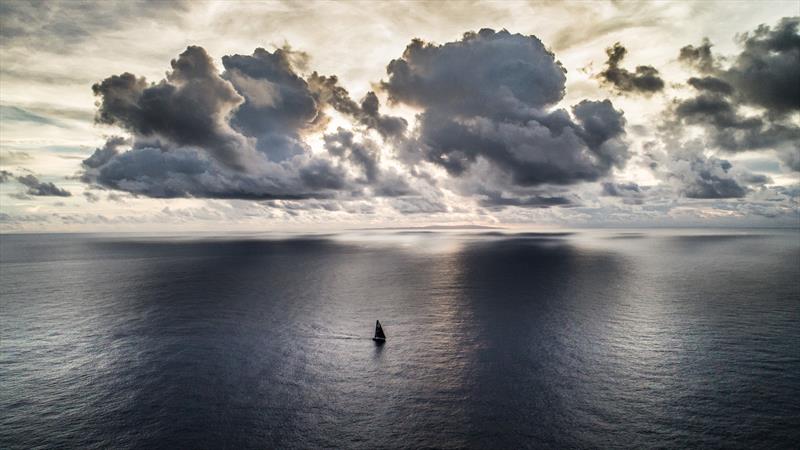 Leg 4, Melbourne to Hong Kong, day 7 A lot of clouds around. With some giving good breeze and others nothing at all its best to avoid them on board Sun Hung Kai / Scallywag photo copyright Konrad Frost / Volvo Ocean Race taken at  and featuring the Volvo One-Design class