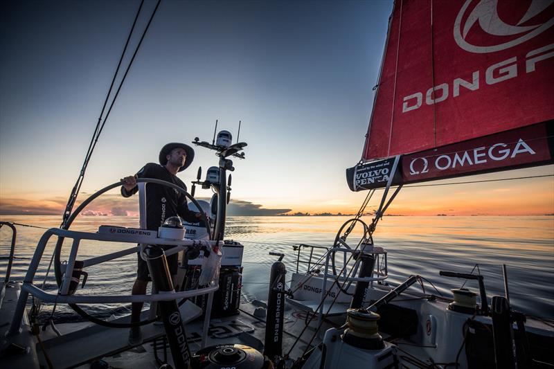 Leg 4, Melbourne to Hong Kong, day 08 on board Dongfeng. Drifting in the doldrums with no wind photo copyright Martin Keruzore / Volvo Ocean Race taken at  and featuring the Volvo One-Design class