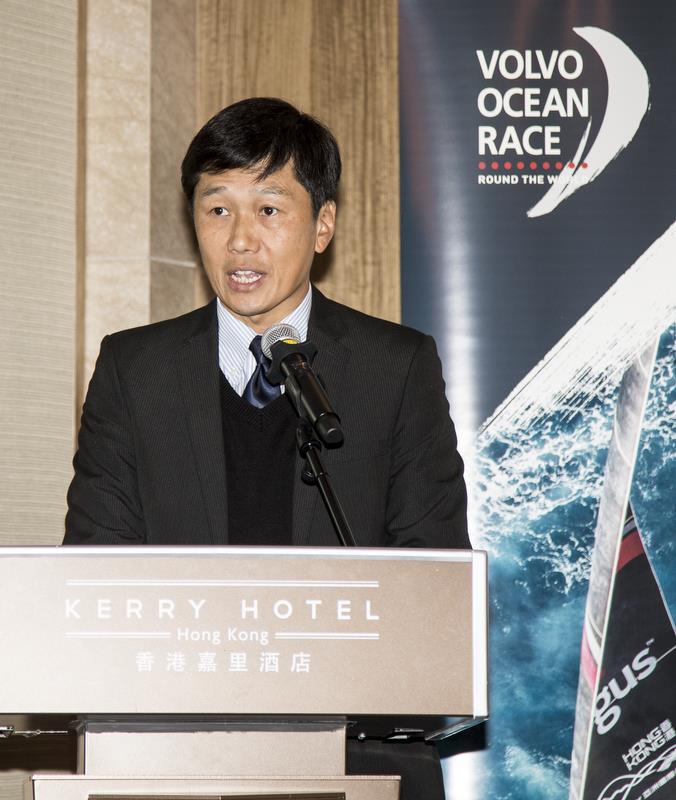 Yeung Tak-keung, JP, HK Commissioner for Sports; Volvo Ocean Race 2017-18 Hong Kong Stopover Press Conference.  - photo © Guy Nowell