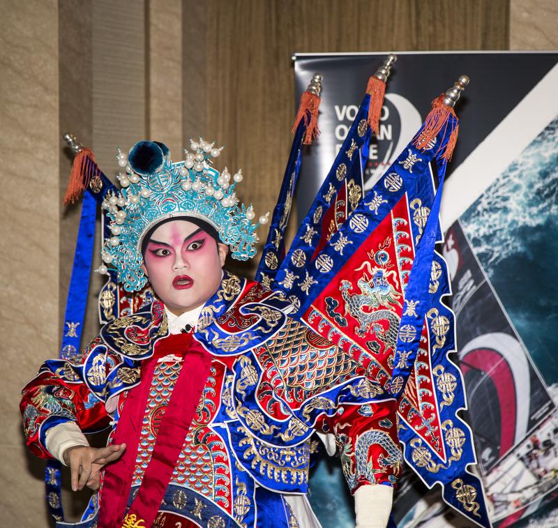 Chinese Opera teams up with the Volvo Ocean Race. VOR  2017-18, press conference 08 January 2018 - photo © Guy Nowell