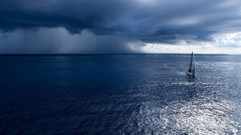 Leg 4, Melbourne to Hong Kong, day 09 on board Brunel . This cloud brought some wind photo copyright Yann Riou / Volvo Ocean Race taken at  and featuring the Volvo One-Design class