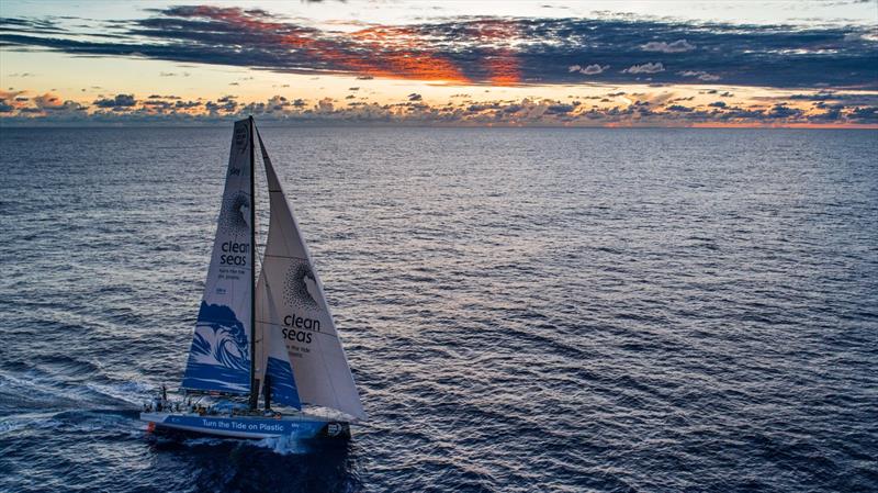 Leg 4, Melbourne to Hong Kong, Day 10 onboard Turn the Tide on Plastic photo copyright Brian Carlin / Volvo Ocean Race taken at  and featuring the Volvo One-Design class