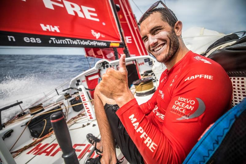 Volvo Ocean Race Leg 4, Melbourne to Hong Kong, day 13 on board MAPFRE, Blair Tuke, Everithing perfect, sailing fast again photo copyright Ugo Fonolla / Volvo Ocean Race taken at  and featuring the Volvo One-Design class