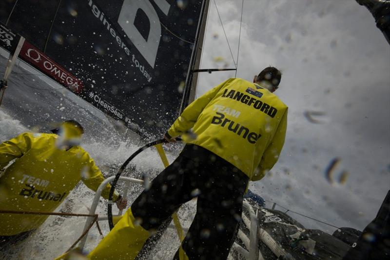 Volvo Ocean Race Leg 4, Melbourne to Hong Kong, day 13 on board Brunel . Kyle Langford photo copyright Yann Riou / Volvo Ocean Race taken at  and featuring the Volvo One-Design class