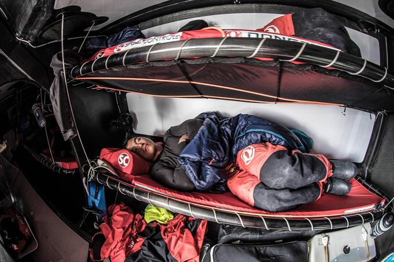 Below decks on Dongfeng photo copyright Volvo Ocean Race taken at  and featuring the Volvo One-Design class