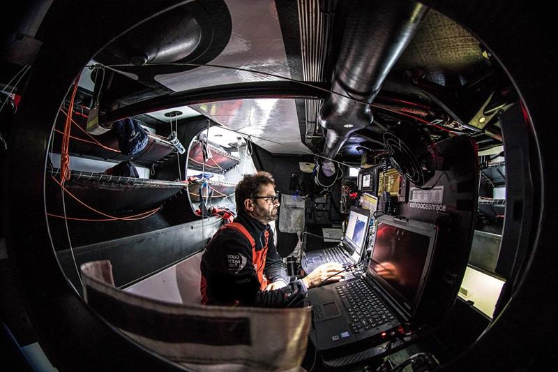 Below decks on Dongfeng - photo © Volvo Ocean Race