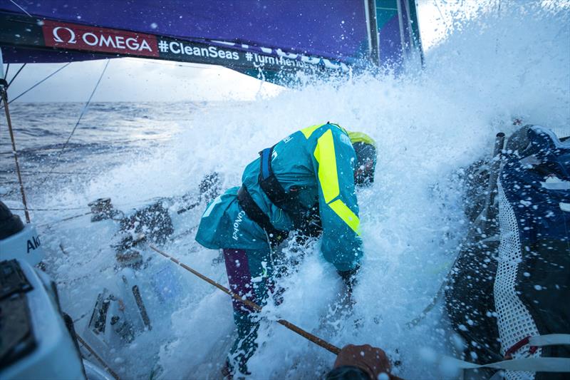 Leg 4, Melbourne to Hong Kong, day 13. AzkoNobel jumps back to first place as the fleet traverses the Federated States of Micronesia. - photo © Sam Greenfield / Volvo Ocean Race