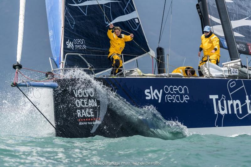 Volvo Ocean Race Leg 6 to Auckland, day 1 on board Turn the Tide on Plastic photo copyright Beau Outteridge taken at  and featuring the Volvo One-Design class