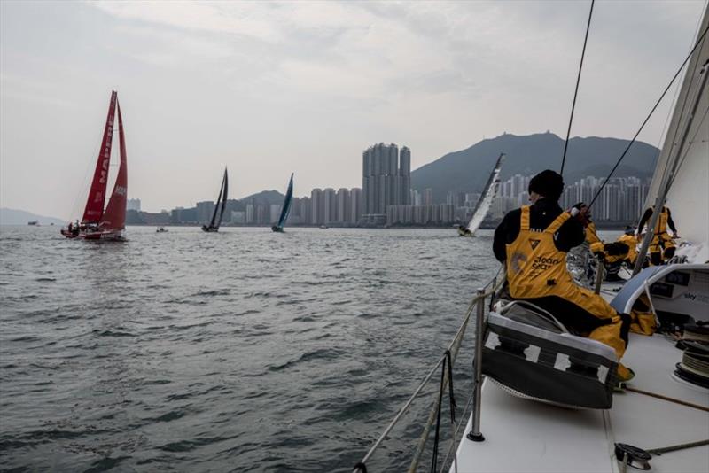 Volvo Ocean Race Leg 6 to Auckland, day 1 on board Turn the Tide on Plastic. - photo © James Blake / Volvo Ocean Race