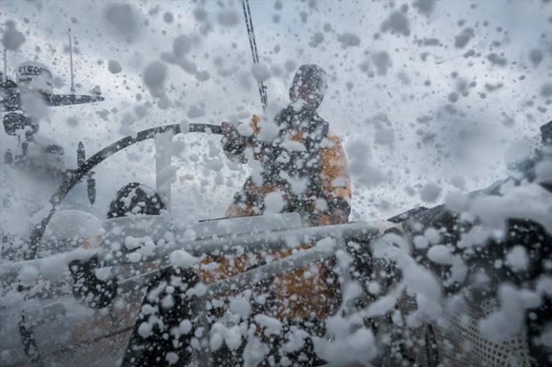 Volvo Ocean Race Leg 6 to Auckland, day 5 on board Turn the Tide on Plastic. Francesca Clapcich at the helm. 10 February - photo © James Blake / Volvo Ocean Race