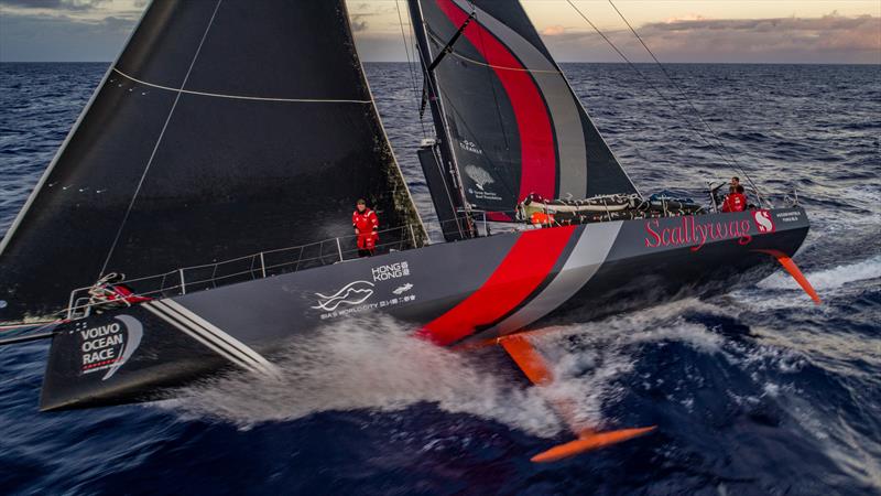 Leg 6 to Auckland, day 07 on board Sun hung Kai / Scallywag. 12 February, 2018 photo copyright Jeremie Lecaudey / Volvo Ocean Race taken at  and featuring the Volvo One-Design class