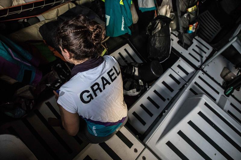 Martine Grael, AkzoNobel, Leg 6 to Auckland, Day 7, 13 February, 2018 - photo © Rich Edwards / Volvo Ocean Race