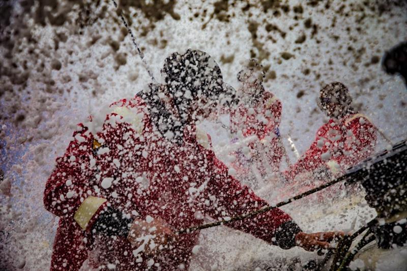 Volvo Ocean Race Leg 6 to Auckland, day 08 on board Sun hung Kai / Scallywag. 14 February - photo © Jeremie Lecaudey / Volvo Ocean Race