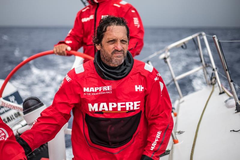 Volvo Ocean Race Leg 6 to Auckland, day 10 on board MAPFRE, Faces, Joan Vila. 16 February photo copyright Ugo Fonolla / Volvo Ocean Race taken at  and featuring the Volvo One-Design class