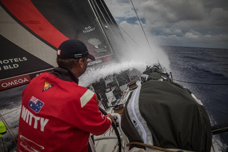 Leg 6 to Auckland, day 11 on board Sun hung Kai / Scallywag. 16 February,  photo copyright Jeremie Lecaudey / Volvo Ocean Race taken at  and featuring the Volvo One-Design class