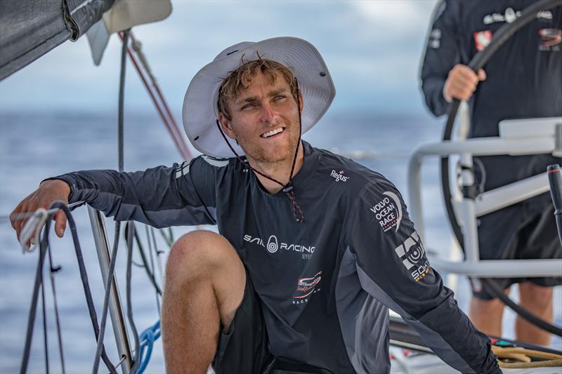 Leg 6 to Auckland, Day 13 on board Sun hung Kai / Scallywag. Alex Gough. 18 February,  photo copyright Jeremie Lecaudey / Volvo Ocean Race taken at  and featuring the Volvo One-Design class