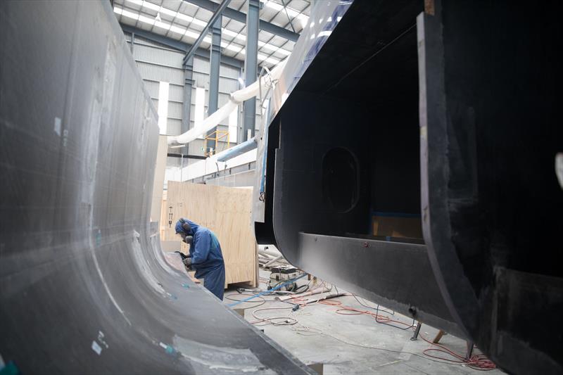 Vestas 11th Hour racing under repair at Yachting Developments Ltd, Auckland NZ, February 20, 2018 - photo © Brendon O'Hagan