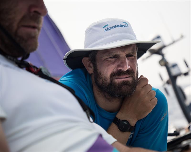 Leg 6 to Auckland, day 16 on board AkzoNobel, Simeon contemplates, 22 February, . - photo © Rich Edwards / Volvo Ocean Race