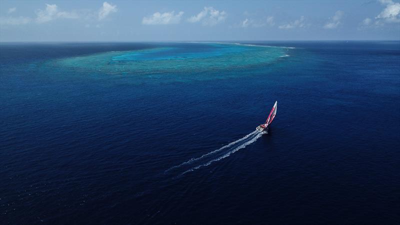 Leg 6 to Auckland, day 17 on board Dongfeng. Drone shots. 22 February, . - photo © Martin Keruzore / Volvo Ocean Race