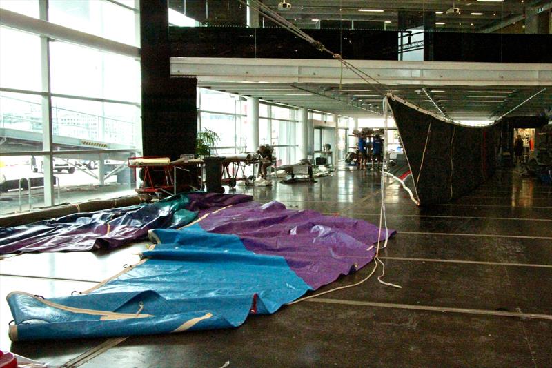 Sail-Loft at The Boat Yard - Volvo Ocean Race - Auckland Stopover after Leg 6 Finish, Auckland, February 28, - photo © Richard Gladwell