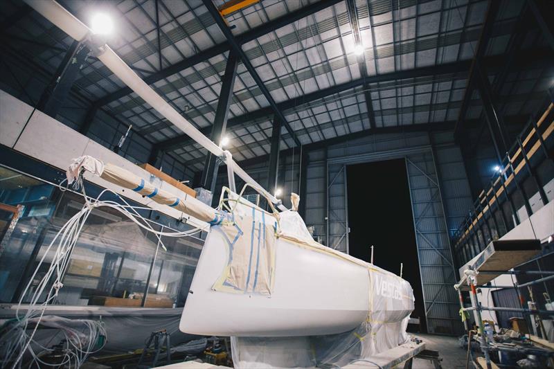 Vestas 11th Hour Racing repairs underway at YDL facilities, West Auckland  - March 1, 2018 photo copyright Vestas 11th Hour Racing taken at  and featuring the Volvo One-Design class