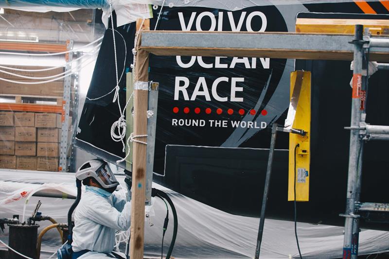 Vestas 11th Hour Racing repairs underway at YDL facilities, West Auckland  - March 1, 2018 photo copyright Vestas 11th Hour Racing taken at  and featuring the Volvo One-Design class