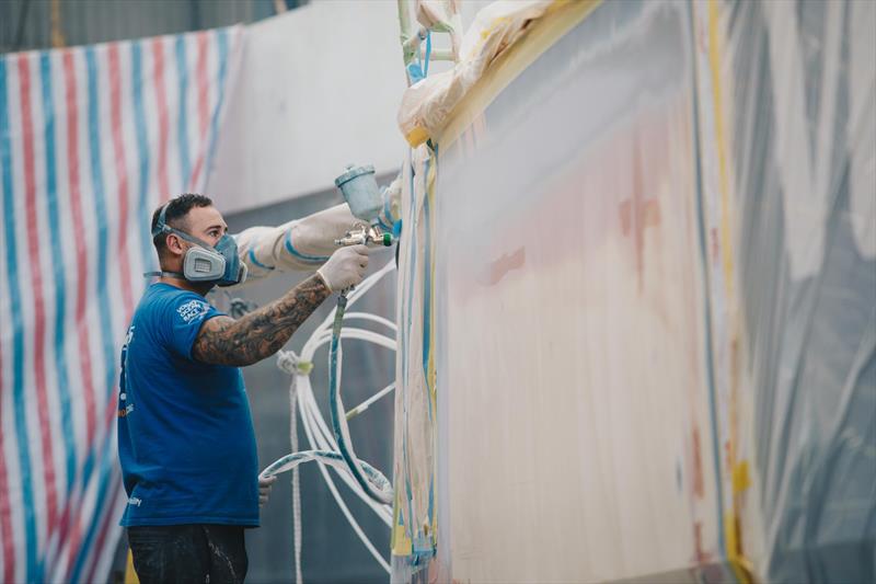 Vestas 11th Hour Racing repairs underway at YDL facilities, West Auckland  - March 1, 2018 - photo © Vestas 11th Hour Racing