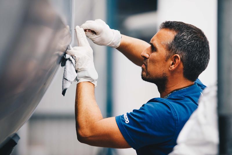 Vestas 11th Hour Racing repairs underway at YDL facilities, West Auckland  - March 1, 2018 photo copyright Vestas 11th Hour Racing taken at  and featuring the Volvo One-Design class