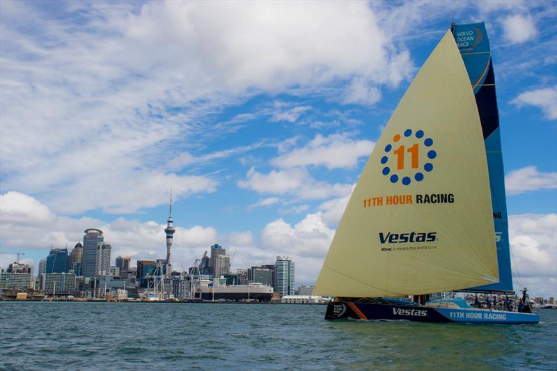 Vestas 11th Hour Racing sea trialling on the Waitemata harbour - photo © Vestas 11th Hour Racing