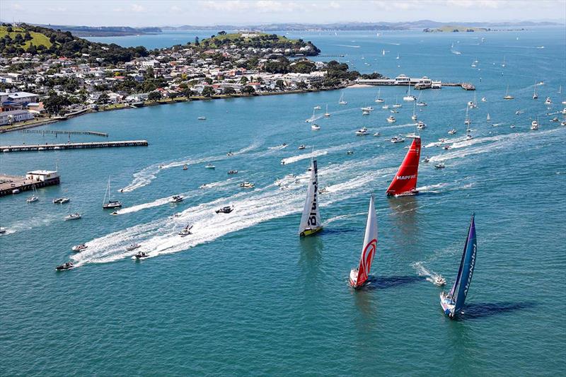 Auckland Stopover - The New Zealand Herald In-Port Race photo copyright Ainhoa Sanchez / Volvo Ocean Race taken at  and featuring the Volvo One-Design class