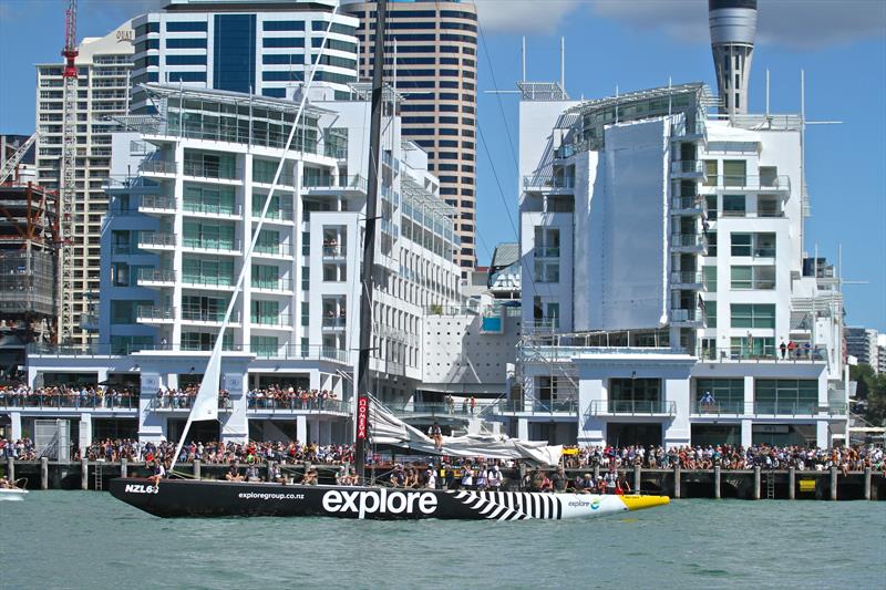 Spectators - Volvo Ocean Race - Auckland Stopover In Port Race, Auckland, March 10, photo copyright Richard Gladwell taken at  and featuring the Volvo One-Design class