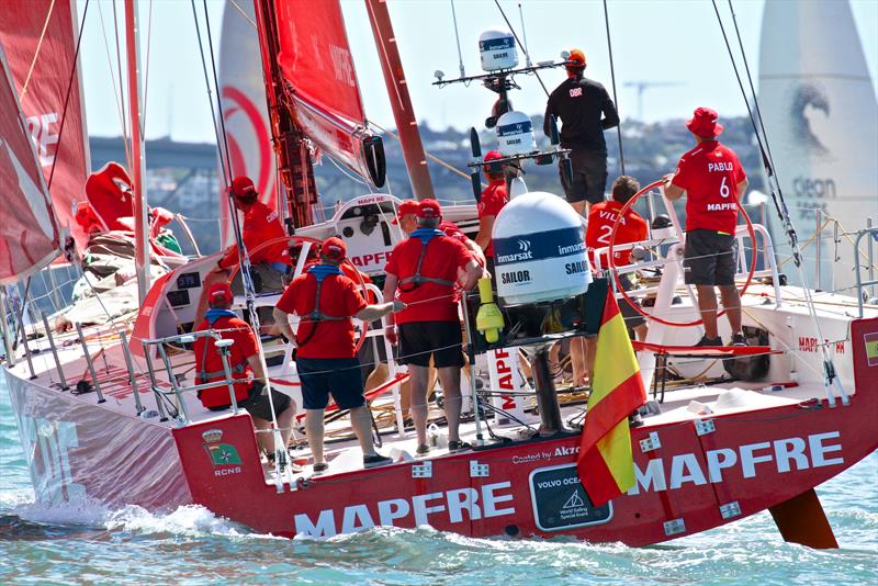 MAPFRE guests - Volvo Ocean Race - Auckland Stopover In Port Race, Auckland, March 10, photo copyright Richard Gladwell taken at  and featuring the Volvo One-Design class