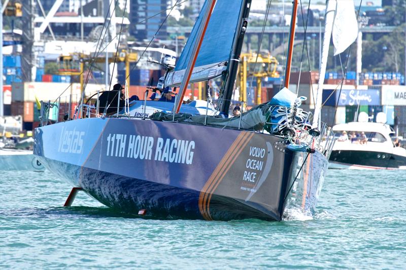 Vestas 11th Hour racing - Volvo Ocean Race - Auckland Stopover In Port Race, Auckland, March 10, photo copyright Richard Gladwell taken at  and featuring the Volvo One-Design class