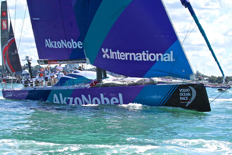 AzkoNobel - Volvo Ocean Race - Auckland Stopover In Port Race, Auckland, March 10, - photo © Richard Gladwell