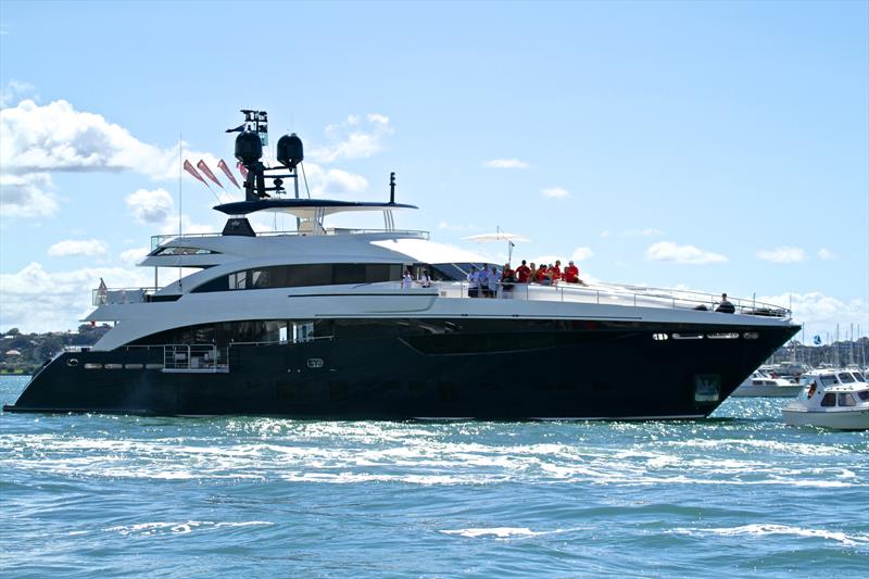 Spectator boats - Volvo Ocean Race - Auckland Stopover In Port Race, Auckland, March 10, - photo © Richard Gladwell