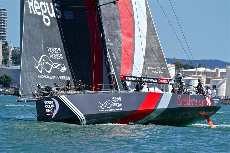 SHK Scallywag - Volvo Ocean Race - Auckland Stopover In Port Race, Auckland, March 10, photo copyright Richard Gladwell taken at  and featuring the Volvo One-Design class