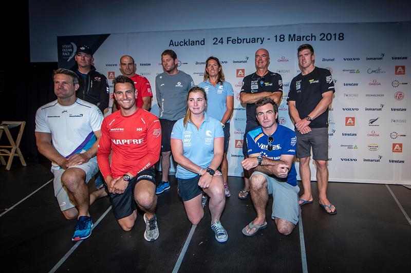 Volvo Ocean Race - Auckland Stopover.Skippers Press Conference 15 March, . - photo © Jesus Renedo / Volvo Ocean Race