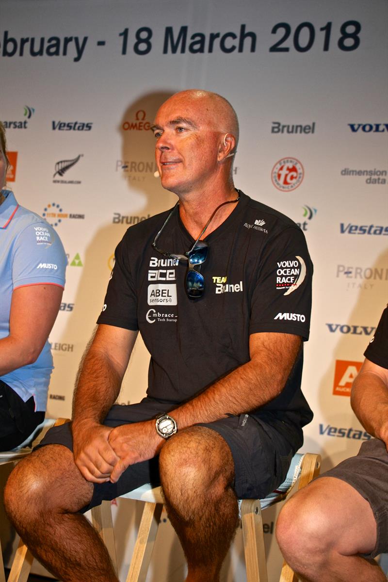 Volvo Ocean Race Media Bouwe Bekking (NED) Team Brunel - Conference Leg 7, Auckland - photo © Richard Gladwell / Photosport