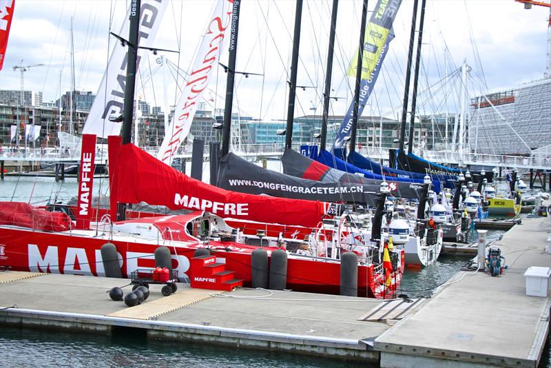 Volvo Ocean Race Eve of Leg 7 start, Auckland photo copyright Richard Gladwell taken at  and featuring the Volvo One-Design class