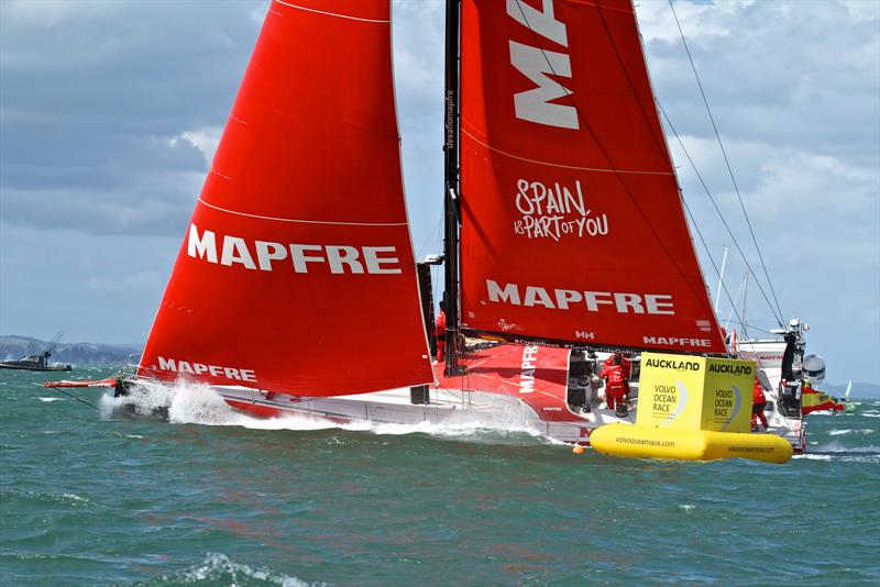 MAPFRE - Volvo Ocean Race - Auckland - Leg 7 Start - Auckland - March 18, photo copyright Richard Gladwell taken at  and featuring the Volvo One-Design class