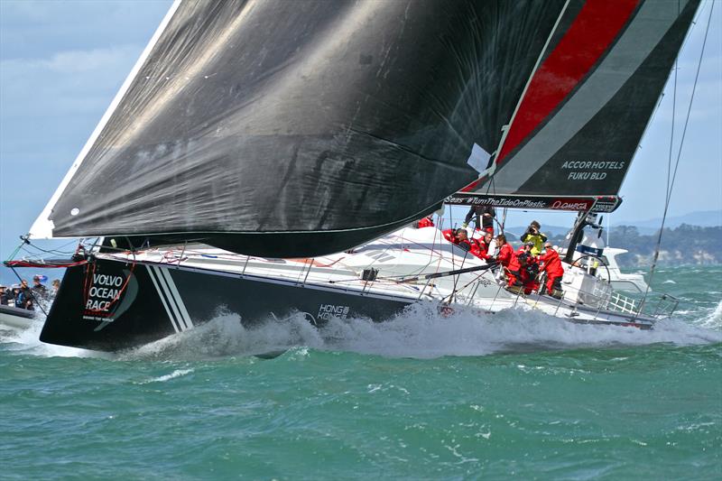 SHK Scallywag - Volvo Ocean Race - Auckland - Leg 7 Start - Auckland - March 18, - photo © Richard Gladwell