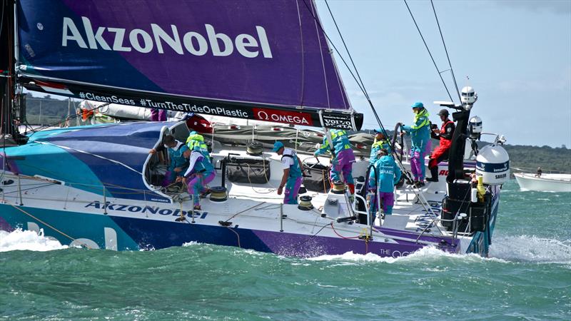 AzkoNobel - Volvo Ocean Race - Auckland - Leg 7 Start - Auckland - March 18, - photo © Richard Gladwell