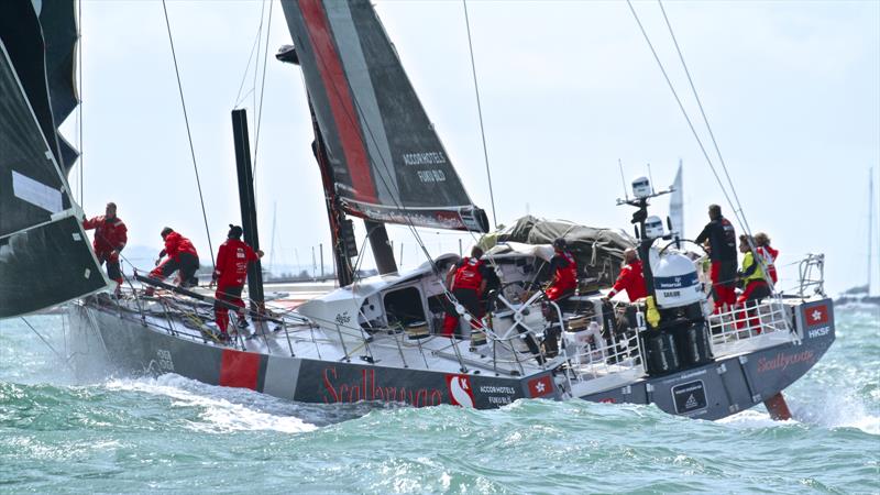 SHK Scallywag - Volvo Ocean Race - Auckland - Leg 7 Start - Auckland - March 18, - photo © Richard Gladwell