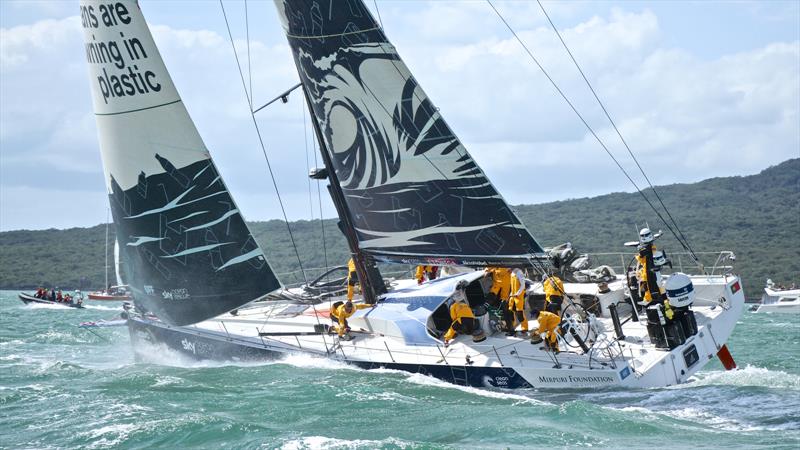 Turn the Tide on Plastic - Volvo Ocean Race - Auckland - Leg 7 Start - Auckland - March 18, - photo © Richard Gladwell