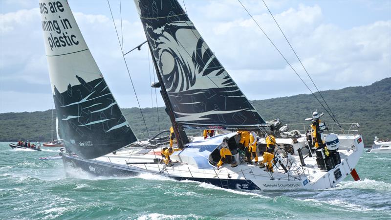 Turn the Tide on Plastic - Volvo Ocean Race - Auckland - Leg 7 Start - Auckland - March 18, photo copyright Richard Gladwell taken at  and featuring the Volvo One-Design class