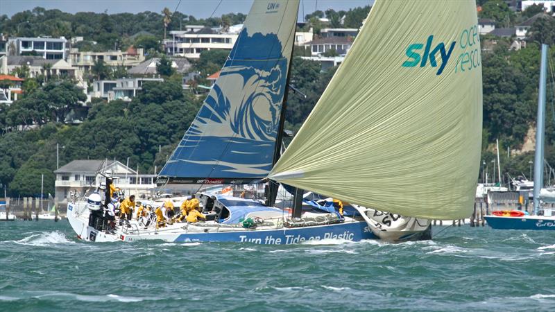 Turn the Tide on Plastic - Volvo Ocean Race - Auckland - Leg 7 Start - Auckland - March 18, - photo © Richard Gladwell