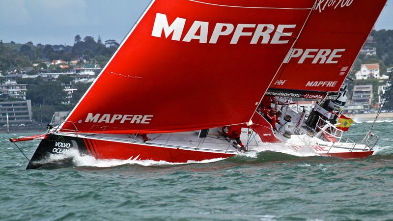 MAPFRE - Volvo Ocean Race - Auckland - Leg 7 Start - Auckland - March 18, photo copyright Richard Gladwell taken at  and featuring the Volvo One-Design class