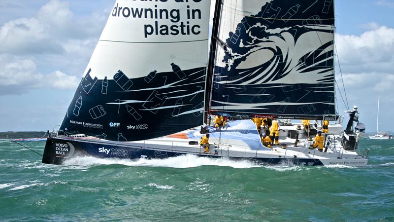 Turn the Tide on Plastic - Volvo Ocean Race - Auckland - Leg 7 Start - Auckland - March 18, - photo © Richard Gladwell